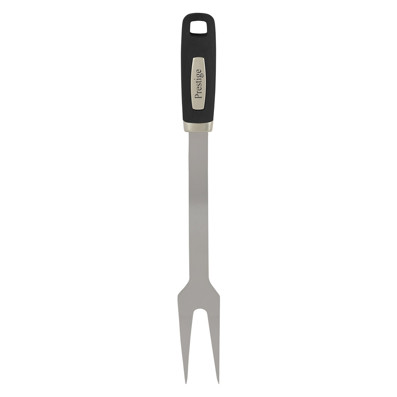 Prestige BBQ Fork with Soft Grip Handle 38 cm | Silver - PR42103