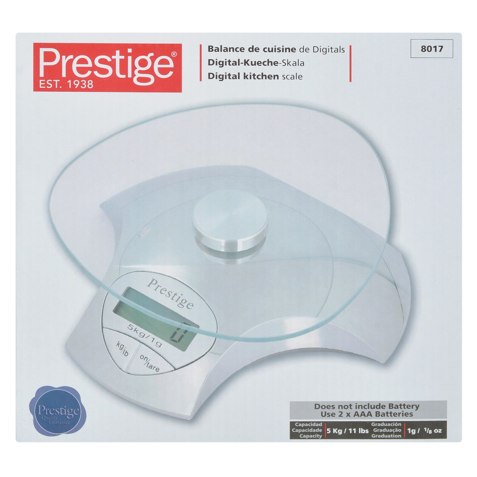 Prestige Digital Scale 5kg | PR8017