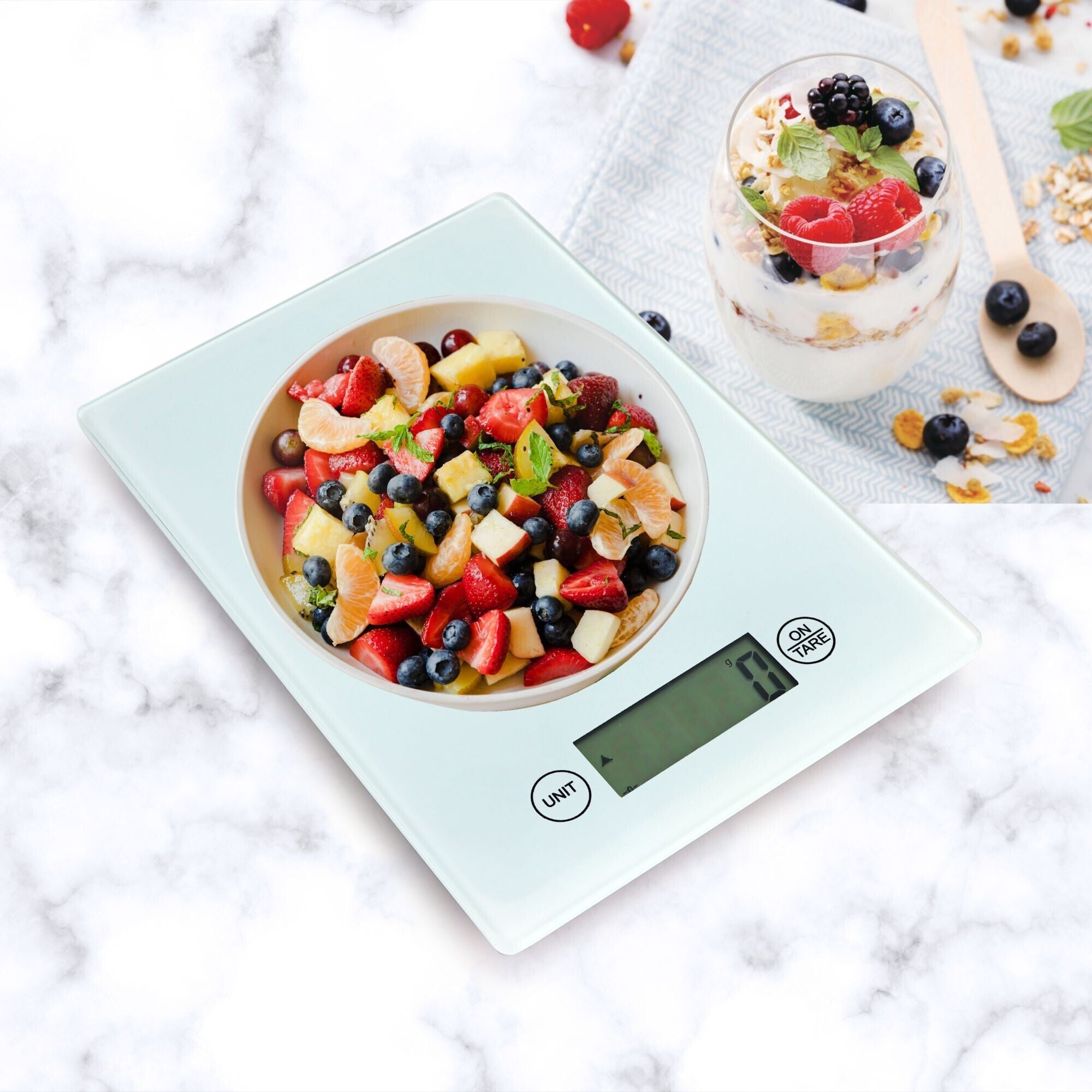 Prestige Digital Kitchen Scale LCD Display - White | PR81005