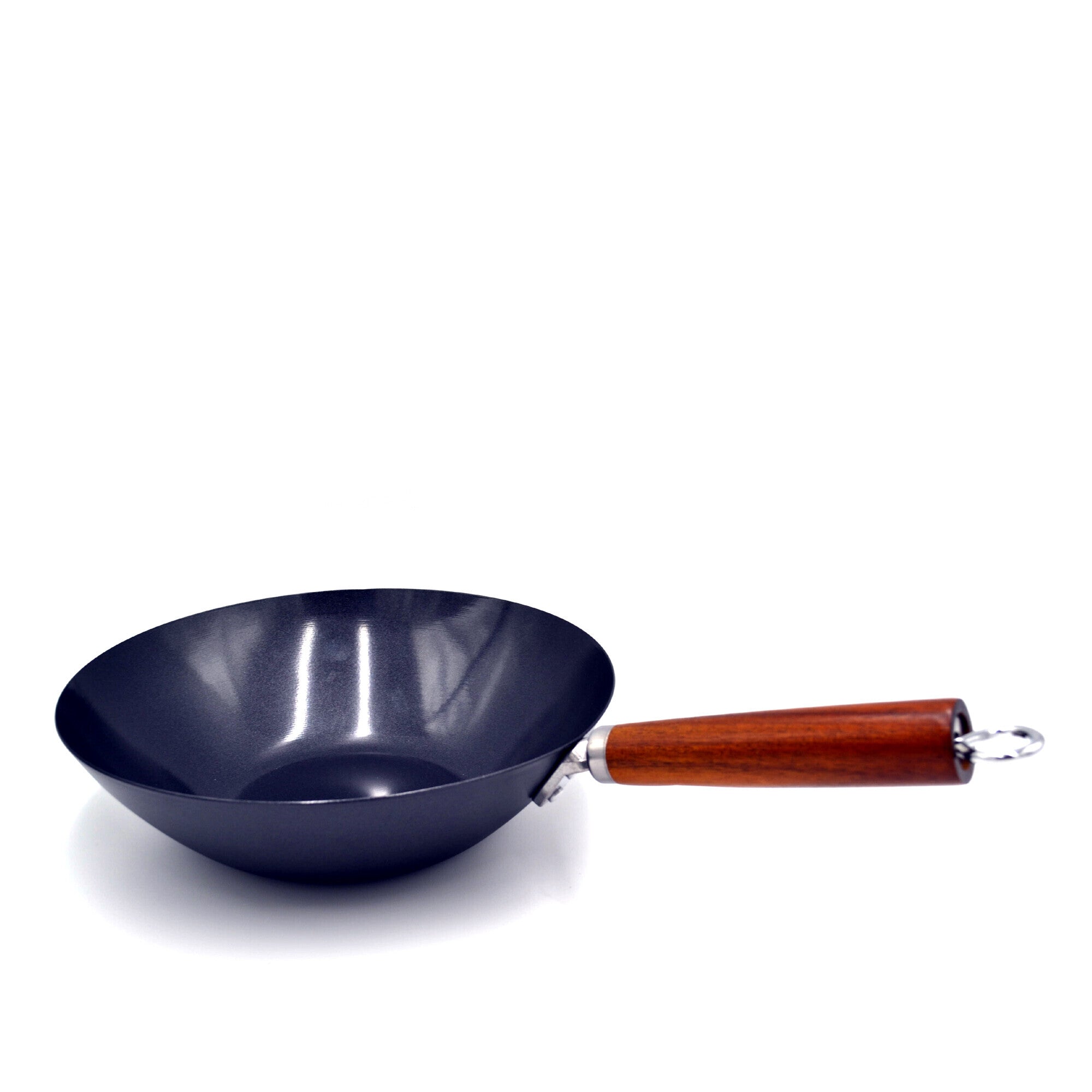 Prestige Nonstick Wok Pan 30Cm | Stir Fring Pan with wooden Handle | Black - PR42252