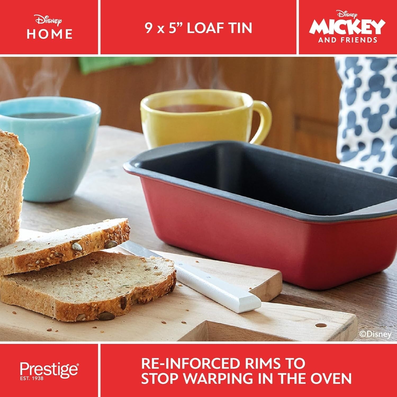 Prestige X Disney Bakeware Loaf Tin 9x5" | PR48798