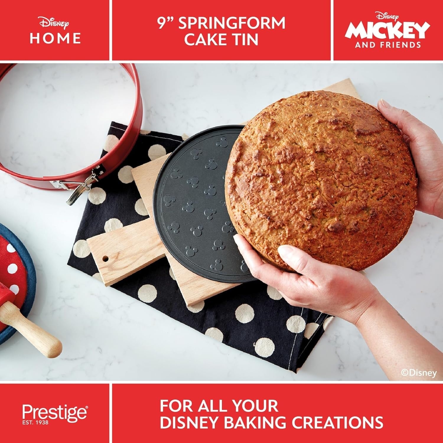 Prestige X Disney Bakeware Springform Cake Tin 9" | PR48797