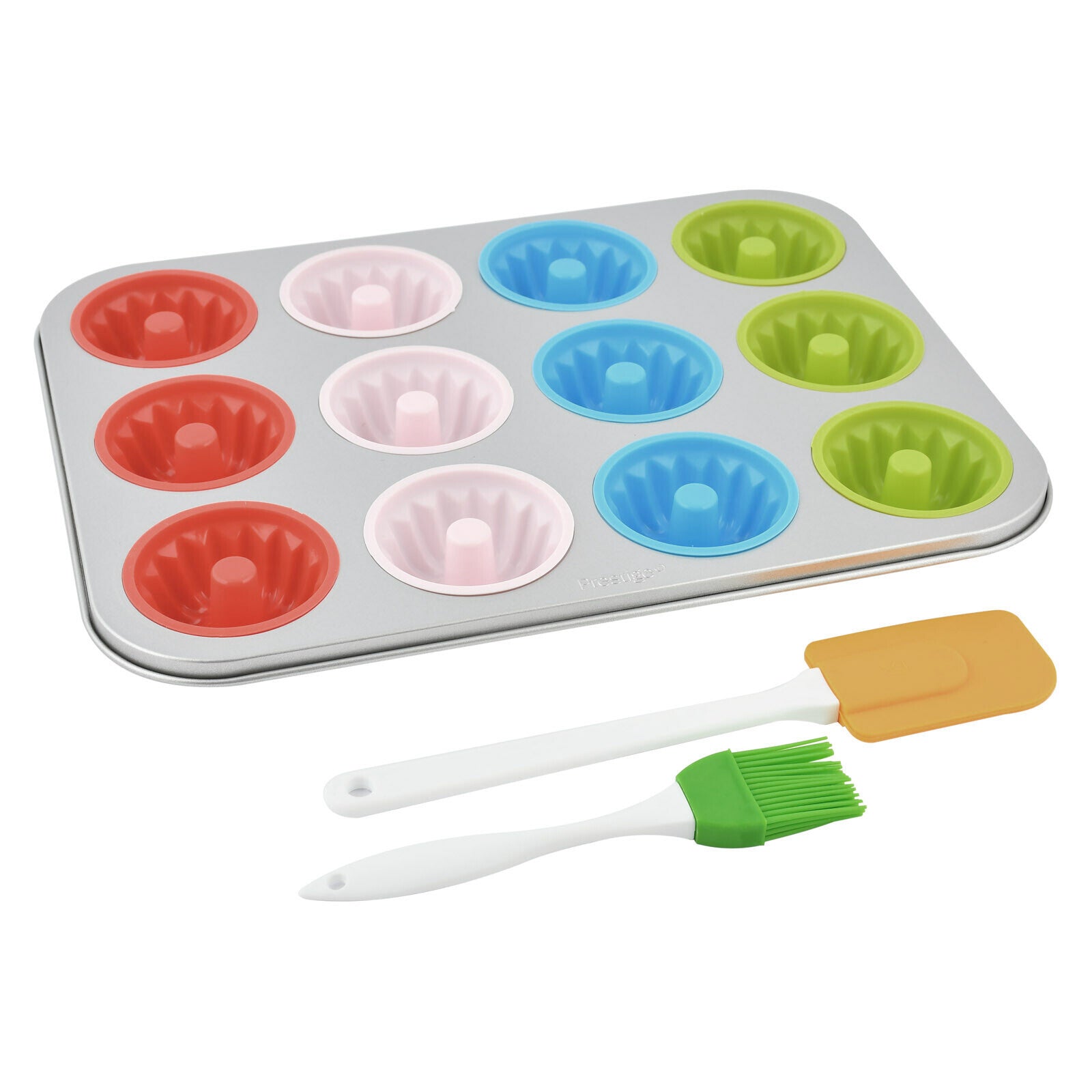 Prestige 12 Cup Fluted Muffin Pan Bundt Set | PR57156