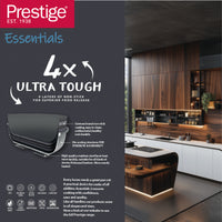 Prestige Essentials 4x Ultra Touch Twin Fry Pan Set of 20cm + 26cm | Non-Stick Granite Coated Frying Pan | PR81168