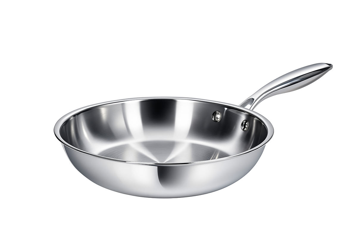 Prestige Infinity Tri Ply Stainless Steel 24cm Fry Pan | Induction + all hob suitable | PR81181