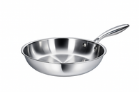 Prestige Infinity Tri Ply Stainless Steel 24cm Fry Pan | Induction + all hob suitable | PR81181