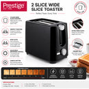 Prestige 2 Slice Toaster - 700W - Black Color | PR81534