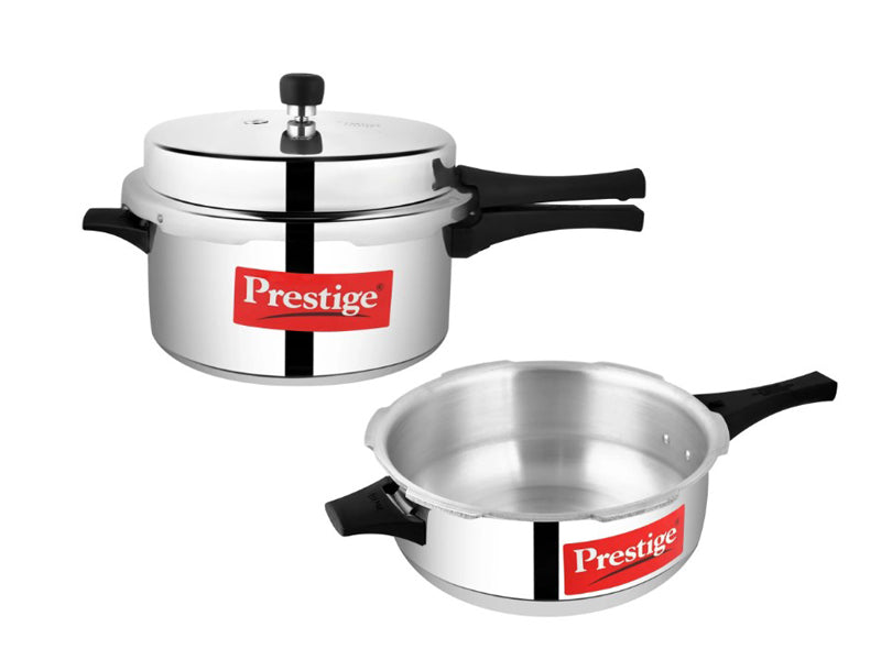 Prestige Popular 7.5 Ltr Aluminium Combi Pressure Cooker | MPP10103