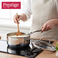 Prestige Infinity Tri Ply Stainless Steel 20cm Saucepan With Lid | Induction + all hob suitable | PR81188
