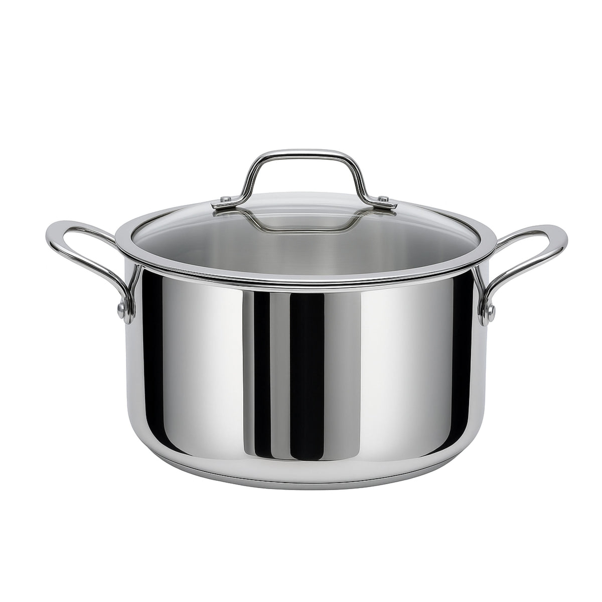 Prestige Infinity Tri Ply Stainless Steel 32cm Casserole With Glass Lid | Induction + all hob suitable | PR81196