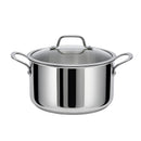 Prestige Infinity Tri Ply Stainless Steel 30cm Casserole With Lid | Induction + all hob suitable | PR81195