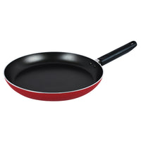 Prestige Classique Non-Stick 3Pcs Cookware Pan Set | 3X Ultra Tough Induction Compatible Frying Pan 28Cm & Wok with Lid 26CM | Red - PR21060