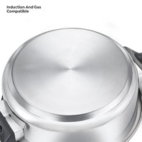 Prestige Svachh FLIP-ON Mini SS Pressure Cooker 18 cm-2 L with Glass Lid | MPF20164
