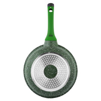 Prestige Essentials Granite Non Stick Set Combo | 24cm + 28CM Fry Pan Set | Induction Cookware Set 2 Pieces | Green - PR80996