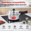 Prestige Popular Plus Svachh 2L Aluminium Pressure Cooker with spillage control lid (MPP10170) | Induction Base