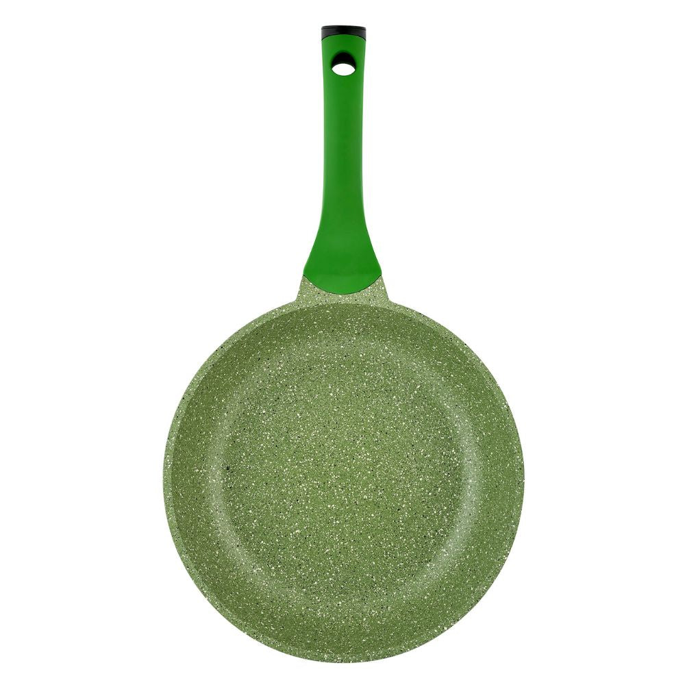 Prestige Essentials Granite Non Stick Set Combo | 24cm + 28CM Fry Pan Set | Induction Cookware Set 2 Pieces | Green - PR80996
