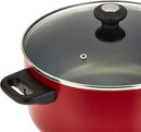 Prestige Classique 16 Piece Non stick cookware Set | Non Stick Cooking Pan Set | 2 Fry Pans, 2 Casseroles, 2 Saucepan, Kadai, 3 Glass Lids, Cutting Board & 5 Spatulas | PR21234