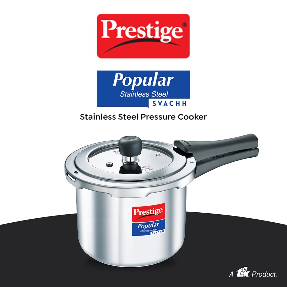 Prestige Popular Plus Svachh Aluminium Pressure Cooker 3L | MPP10171