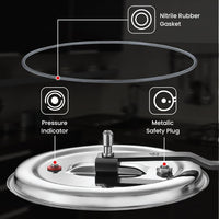 Prestige 5 L Tri-Ply Stainless Steel Svachh Inner Lid Pressure Cooker | MPT20715