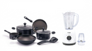 Prestige 9-Piece Non-Stick Cookware Set (PR22480) + 2-in-1 Stand Blender with Grinder 1.5L (PR81529) Combo Pack | PR81644