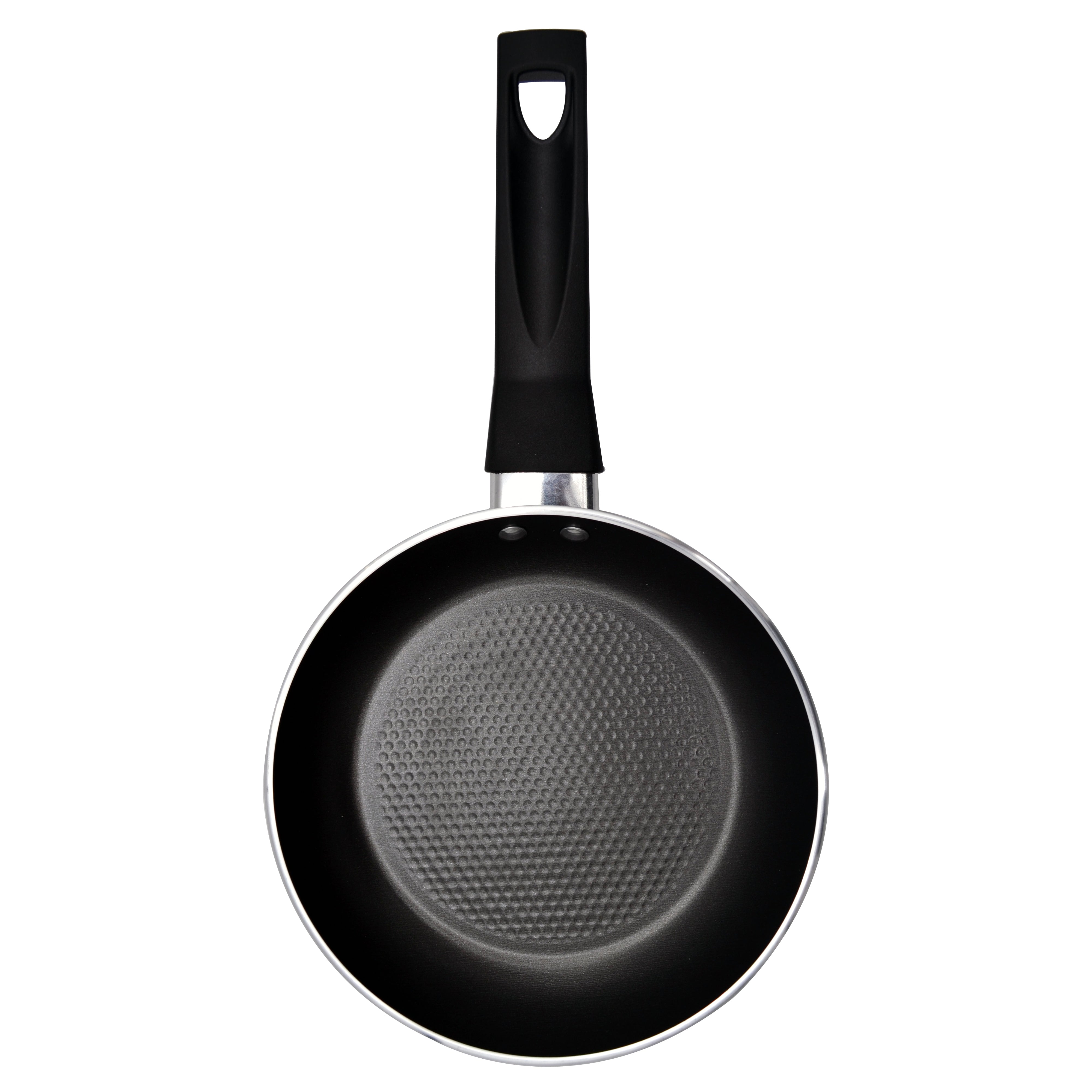 Prestige Safecook Non-Stick Fry Pan 22 Cm | Aluminum Dimple Surface Induction Compatible Frying Pan | Red - PR22089