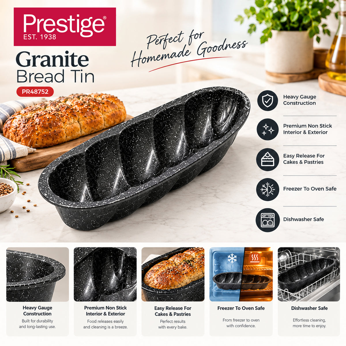Prestige Granite bread tin | PR48752
