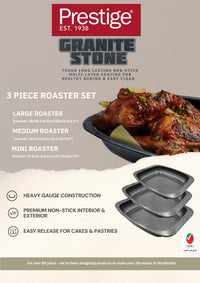 Prestige Granite 3Pcs Roaster Set | PR49079