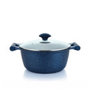 Prestige Essential 10 pcs Cookware Sets | Granite Coated Pots and Pans Set | Non-Stick Induction Compatible Cookware | Dark Blue - PR80999