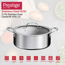 Prestige Infinity Tri Ply Stainless Steel 20cm Casserole With Lid | Induction + all hob suitable | PR81190