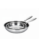 Prestige Tri-Ply Twin Fry Pan Set 20cm + 24cm | Frying Pan Stainless Steel | PR81206