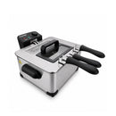 Prestige Stainless Steel Deep Fryer 4L 2000W with 3 Baskets and Viewing Window | PR81400