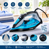 Prestige Steam Iron Ceramic Soleplate - 2600W | PR81510