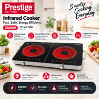 Prestige Double Infrared Cooker- 2800W | PR81536