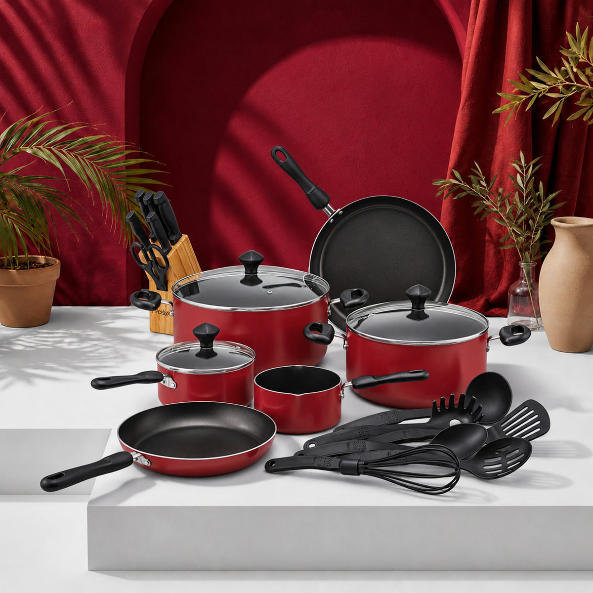 Prestige_Cookware_set_and_Knife_block_set