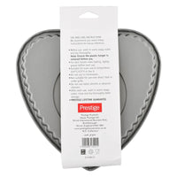 Prestige Loose Base Heart Shape Baking Pan | Non-Stick Heart Shaped Baking Pan | Grey - PR13221
