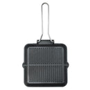 Prestige Cast Iron Chargriller 24 cm | Portable Small Charcoal Grill and Tabletop Cast Iron Skillet | PR15862