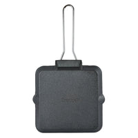 Prestige Cast Iron Chargriller 24 cm | Portable Small Charcoal Grill and Tabletop Cast Iron Skillet | PR15862