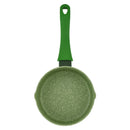Prestige Essentials Granite Milk Pan 16Cm | Granite Coated Pan for Milk | Cast Aluminium Cookware | Green - PR81121