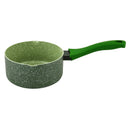 Prestige Essentials Granite Milk Pan 18Cm | Granite Coated Pan for Milk | Cast Aluminium Cookware | Green - PR81122
