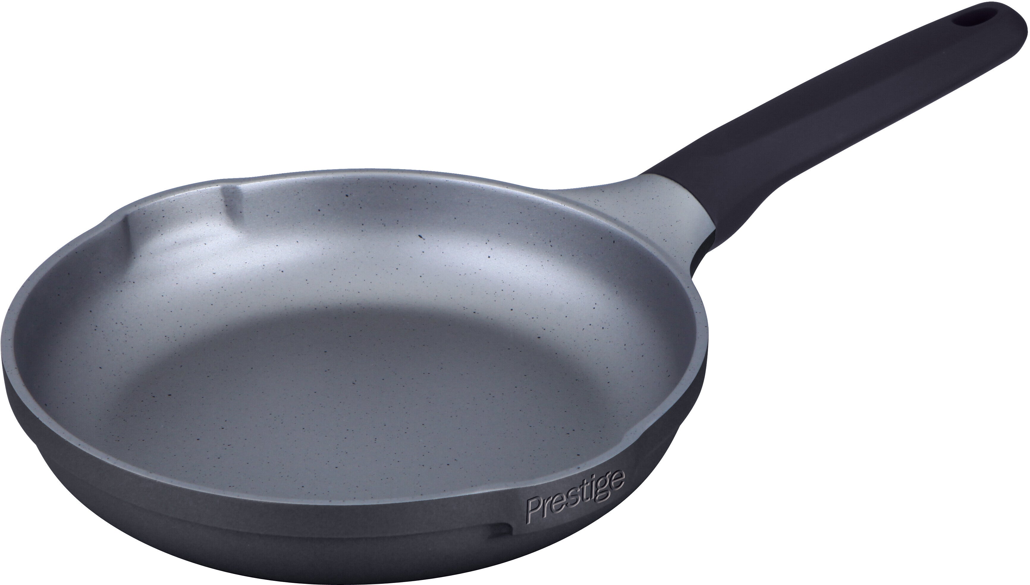 Prestige Essentials Granite Non-Stick Fry Pan 24cm | Induction Compatible Cast Aluminium Frying Pan | Black - PR81155