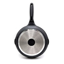 Prestige Essentials Cast Aluminum Wok with Glass Lid 28cm | Non stick Induction Compatible Cooking Pot | Black - PR81167