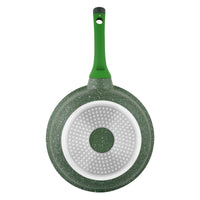 Prestige Essentials Granite Non-Stick Fry Pan 20cm | Induction Compatible Cast Aluminium Frying Pan | Green - PR81100