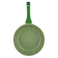 Prestige Essentials Granite Non-Stick Fry Pan 20cm | Induction Compatible Cast Aluminium Frying Pan | Green - PR81100