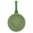 Prestige Essentials Granite Non-Stick Fry Pan 24cm | Induction Compatible Cast Aluminium Frying Pan | Green - PR81101