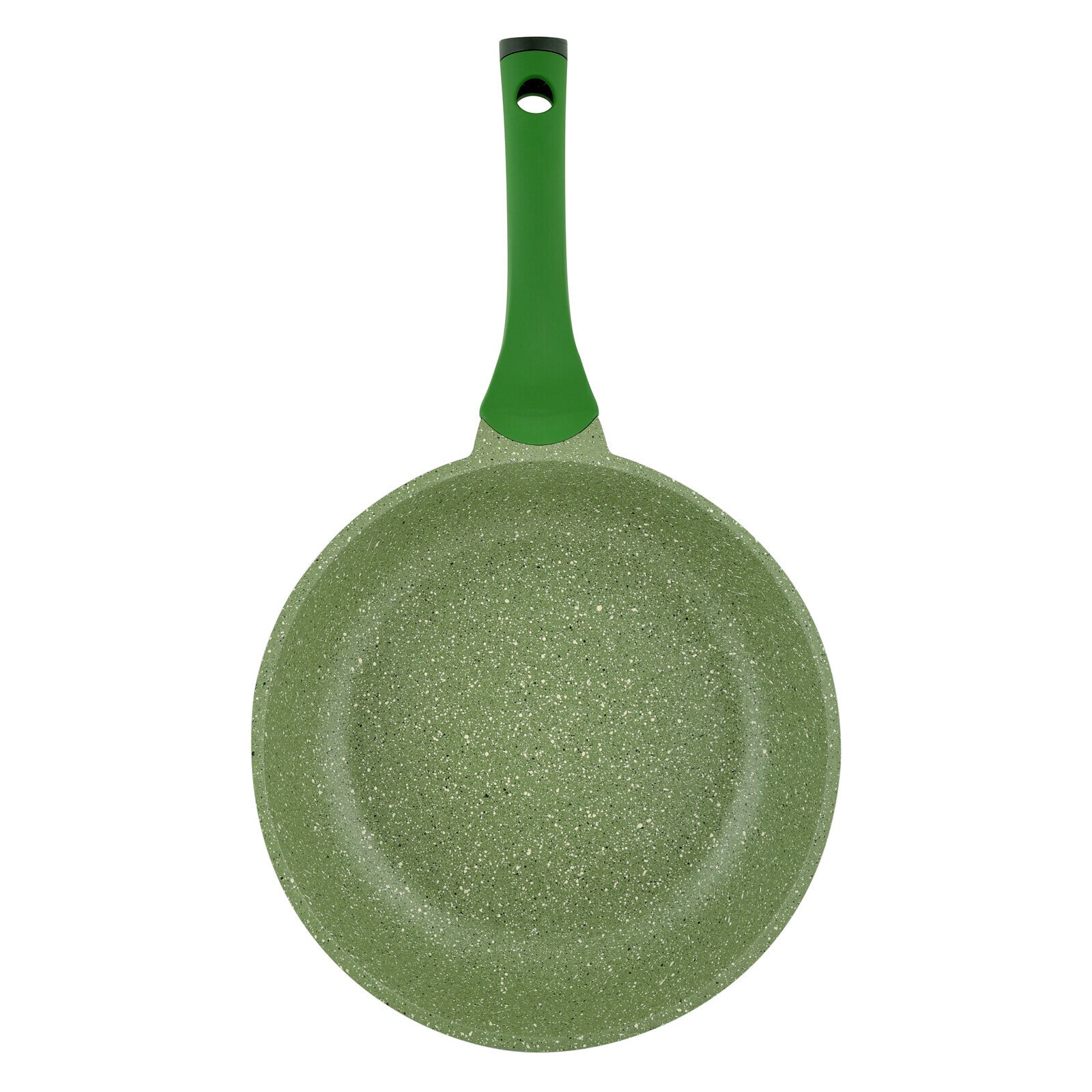 Prestige Essentials Granite Non-Stick Fry Pan 28cm | Induction Compatible Cast Aluminium Frying Pan | Green - PR81103