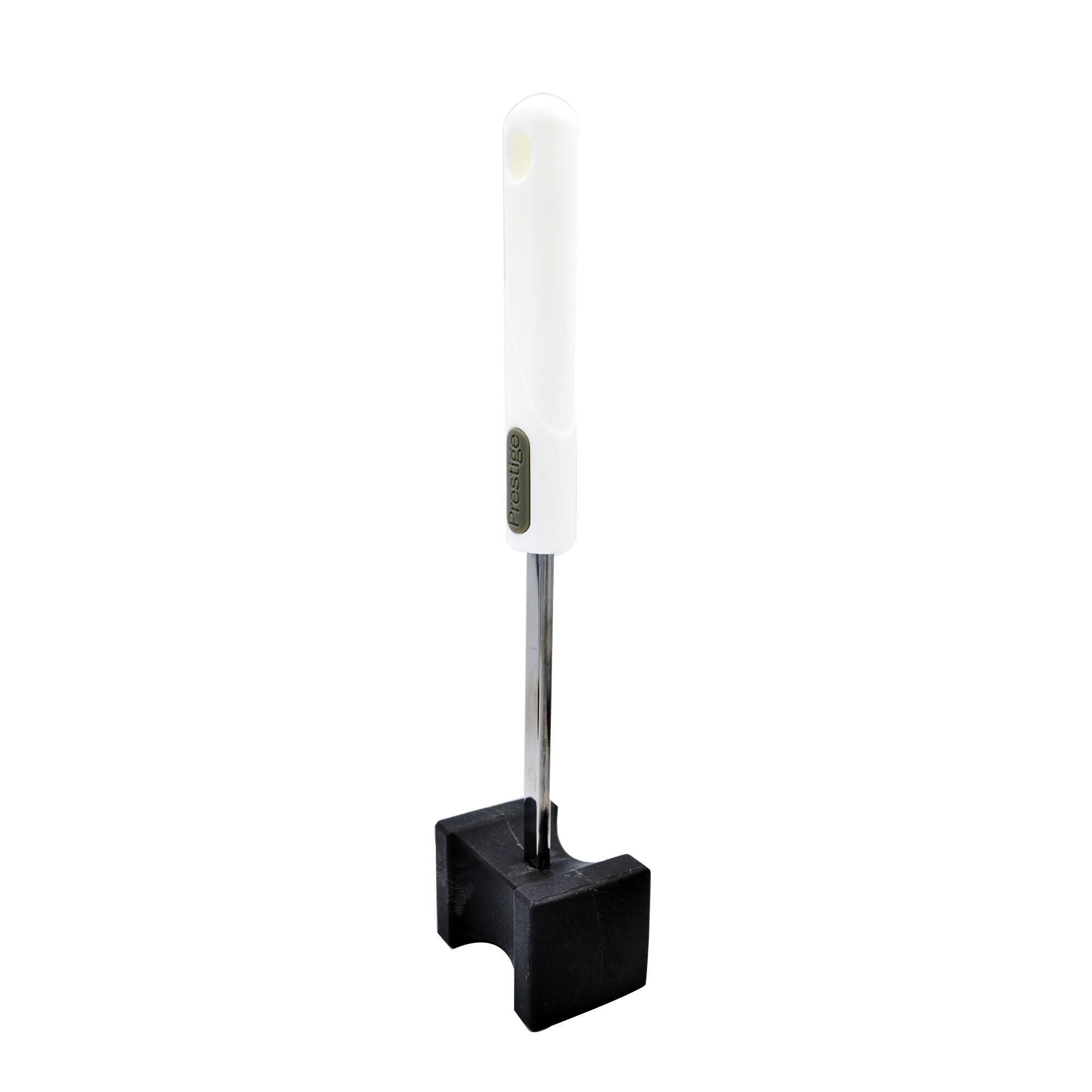 Prestige Meat Tenderizer | Meat Tenderizer Hammer with Comfortable-Grip Handle | Dual-side Mallet for Kitchen | Heavy Duty Pounder For Tenderizing Steak | Black - PR5172