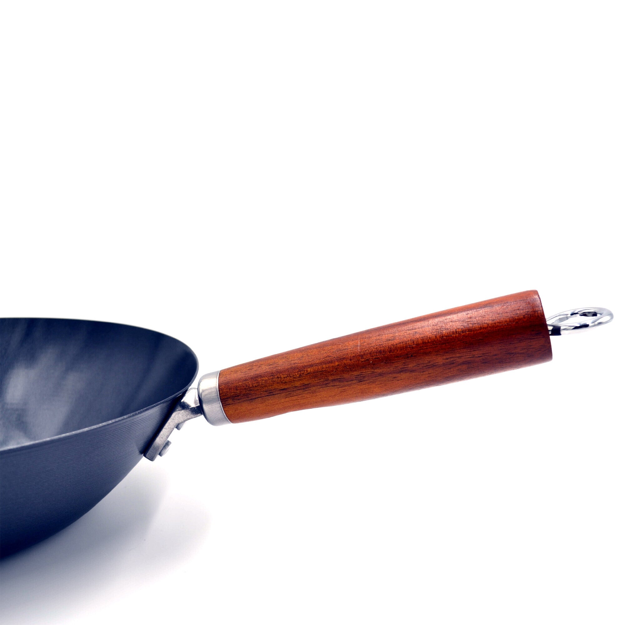 Prestige Nonstick Wok Pan 30Cm | Stir Fring Pan with wooden Handle | Black - PR42252