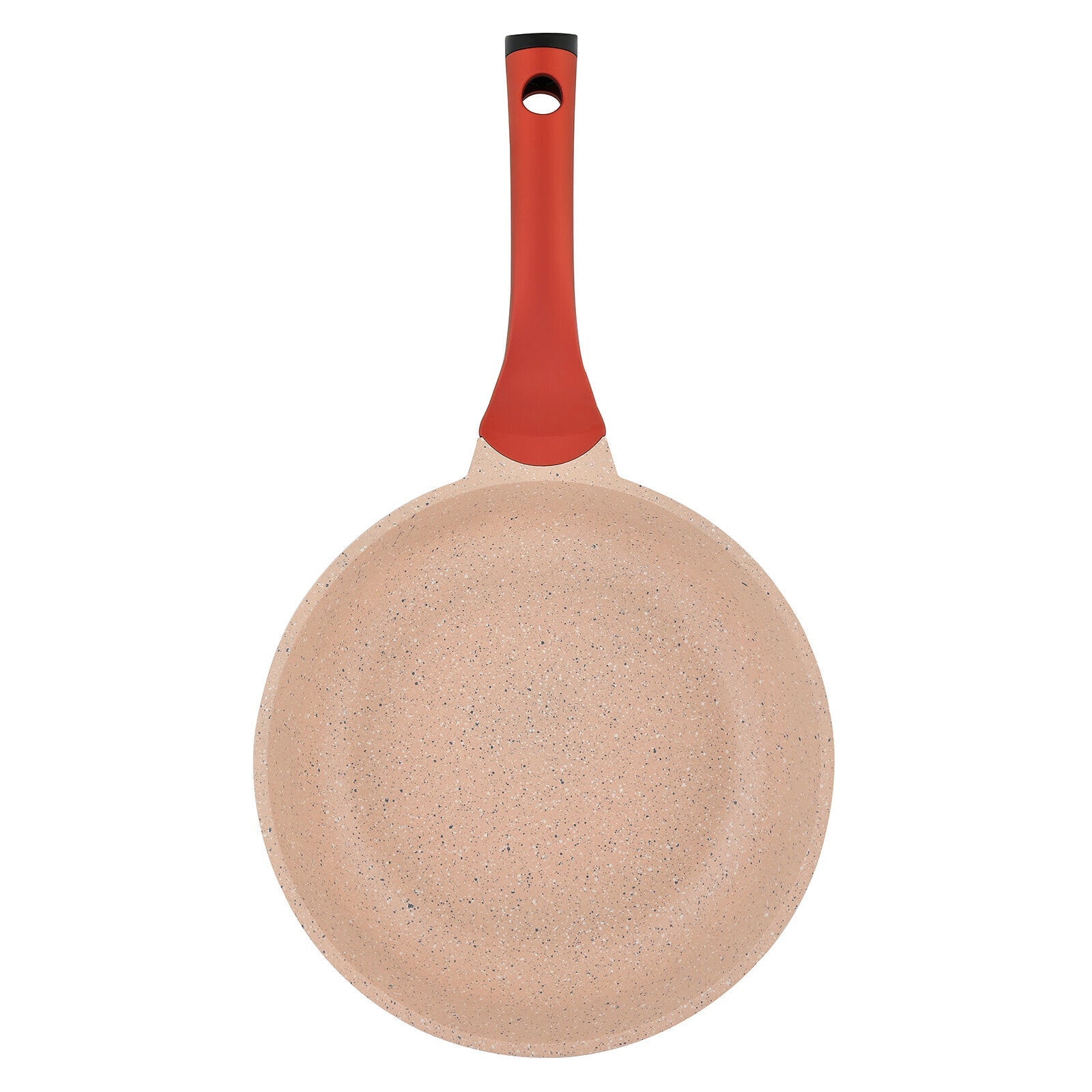 Prestige Essentials Granite 7 Piece Non-Stick Cast Aluminium Cookware Sets | Induction Compatible Pots and Pans Set | Pink - PR80961