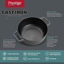 Prestige Cast Iron Pre-Seasoned Casserole 20 CM | PR48896