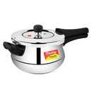 Prestige Stainless Steel Deluxe Alpha Svachh Mini Handi 3 Ltr Pressure Cooker | MPD20267